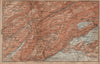 NORTH WEST JURA. Neuchâtel La Chaux de Fonds Neuveville. Topo-map 1901 old