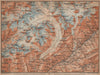 ALETSCHHORN DISTRICT. Fiesch Mörel Jungfrau Nesthorn Grengiols 1901 old map