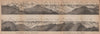 PIZ LANGUARD PANORAMA. Bernina Roseg Monte Rosa Mont Blanc Cristallo 1901 map