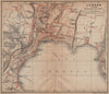 LUGANO. town city stadtplan. Switzerland Suisse Schweiz carte karte 1901 map