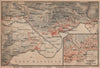 LOCARNO area. Losone Gordola Muralto Brione. Switzerland Suisse Schweiz 1901 map