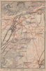 INTERLAKEN ENVIRONS. Unterseen Matten Aarmuhle Wilderswyl. Schweiz 1905 map