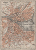 GENEVA GENÈVE GENF. town city stadtplan. Switzerland Suisse Schweiz 1905 map