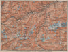 VAL TAVETSCH/MEDEL. Andermatt Disentis Sedrun Wassen Piz Medel. Topo-map 1905