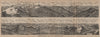 PIZ LANGUARD PANORAMA. Bernina Roseg Monte Rosa Mont Blanc Cristallo 1905 map