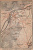 INTERLAKEN ENVIRONS. Unterseen Matten Aarmuhle Wilderswyl. Schweiz 1907 map