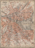GENEVA GENÈVE GENF. town city stadtplan. Switzerland Suisse Schweiz 1907 map