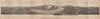 EGGISHORN PANORAMA Aletschhorn Glacier Nesthorn Mont Blanc Leone Eiger 1907 map