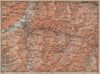 COIRE/CHUR SCHANFIGG AROSA ENVIRONS. Davos Klosters Lenzheide Trimnns 1907 map