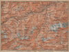 VAL TAVETSCH/MEDEL. Andermatt Disentis Sedrun Wassen Piz Medel. Topo-map 1907