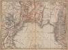 LUGANO. town city stadtplan. Switzerland Suisse Schweiz carte karte 1907 map