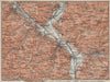BAD RAGAZ. Malbun Flums Wangs Pizol Sargans Grusch Malans Maienfeld 1909 map