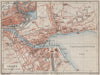 LUCERNE LUZERN. town city stadtplan. Switzerland Suisse Schweiz 1909 old map