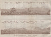 PANORAMA vom/from BERN/Berne. Blumisalp Eiger Jungfrau Gletscherhorn 1909 map