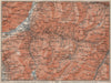 COIRE/CHUR SCHANFIGG AROSA ENVIRONS. Davos Klosters Lenzheide Trimnns 1909 map