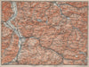 BAD RAGAZ PRÄTIGAU MONTAFON ENVIRONS. Wangs Rätikon Bludenz Maienfeld 1909 map