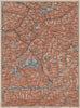 ENGADINE/VAL TELLINA. Davos Arosa Sils Bormio Livigno Sondrio Chur 1909 map