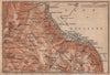 STRESA ENVIRONS. Baveno Gignese. Italy mappa. BAEDEKER 1909 old antique