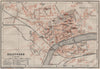 SOLEURE / SOLOTHURN. town city stadtplan. Switzerland Suisse Schweiz 1911 map