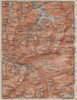 MUOTATHAL PRAGEL & SIHLTAL. Silbern Liedernen (Kaiserstock) Iberg 1911 old map