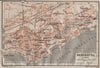 NEUCHÂTEL / NEUENBURG. town city plan. Switzerland Suisse Schweiz 1911 old map