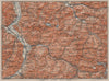 BAD RAGAZ PRÄTIGAU MONTAFON ENVIRONS. Wangs Rätikon Bludenz Maienfeld 1911 map