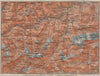 VAL TAVETSCH/MEDEL. Andermatt Disentis Sedrun Wassen Piz Medel. Topo-map 1911