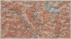 MONTE DI SOBRIO LEVENTINA BLENIO TICINO. San Bernardino Olivone Faido 1911 map