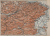 ST GALLEN/APPENZELL area. Herigau Altstätten Heiden Rheineck Rorschach 1913 map