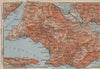 THE RIGI. Lowerz Arth Gersau Küssnacht. Topo-map. Switzerland Schweiz 1913