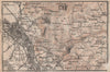 THUN ENVIRONS. Goldiwyl. Switzerland Suisse Schweiz carte karte 1913 map