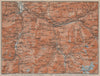 ALBULA ALPS. Thusis Tiefenkastel Savognin Piz Ela/d'Err/Calderas Salux 1913 map