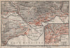 LOCARNO area. Losone Gordola Muralto Brione. Switzerland Suisse Schweiz 1913 map