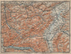 APPENZELL CANTON. Wildhaus Unterwasser St. Gallen Trogen Walensee 1920 old map