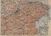 ST GALLEN/APPENZELL area. Herigau Altstätten Heiden Rheineck Rorschach 1920 map