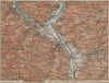 BAD RAGAZ. Malbun Flums Wangs Pizol Sargans Grusch Malans Maienfeld 1920 map