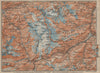 URNER/URI ALPS. Trift district. Andermatt Innertkirchen Dammastock 1920 map