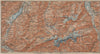 ENGELBERG ENVIRONS. Uri/Urner Alps Titlis Blackenstock Sarnen Altorf 1920 map