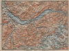 BERNESE OBERLAND. Wengen Mürren Grundelwald Reutigen Interlaken Eiger 1920 map