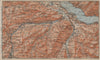 THUNER SEE. SIMME/KANDER VALLEYS. Gantrisch Spiez Frutigen Oberwil 1920 map