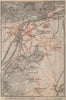 INTERLAKEN ENVIRONS. Unterseen Matten Aarmuhle Wilderswyl. Schweiz 1920 map