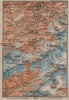 UPPER LAUTERBRUNNEN VALLEY/WALL. Mürren Grosshorn Breithorn Jungfrau 1920 map