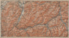 SAANEN/SARINE & SIMME VALLEYS. Gstaad Château-d'Oex Saanenmöser Lenk 1920 map