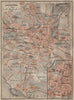 LAUSANNE. town city stadtplan. Switzerland Suisse Schweiz carte karte 1920 map
