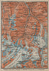 VAL D'AROLLA. Evolène Hérens Mont Collon Tête Blanche Aiguilles Rouges 1920 map
