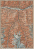 STALDEN/SAAS-FEE AREA. Mischabel Group Grächen Dom Raron Randa Visp 1920 map