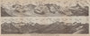 GORNERGRAT PANORAMA. Zermatt Monte Rosa Breithorn Matterhorn Mischabel 1920 map