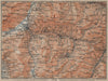 COIRE/CHUR SCHANFIGG AROSA ENVIRONS. Davos Klosters Lenzheide Trimnns 1920 map