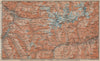 SILVRETTA GROUP. Klosters Davos Ftan Scuol Fluchthorn Lower Engadin 1920 map