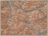 ALBULA ALPS. Thusis Tiefenkastel Savognin Piz Ela/d'Err/Calderas Salux 1920 map